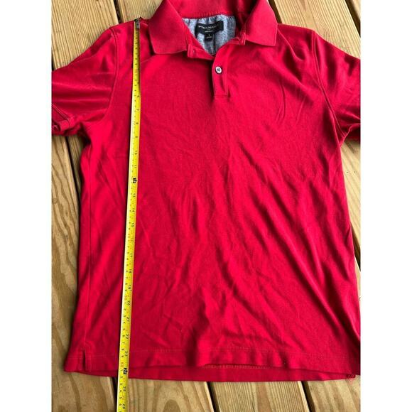 Banana Republic Men's Dress Polo. Red. Size Small. Pullover. - Picture 5 of 7